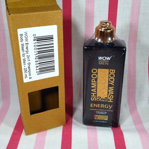 WOW Skin Science Energy 2-in-1 Shampoo & Body Wash For Men - Picture 2 of 11